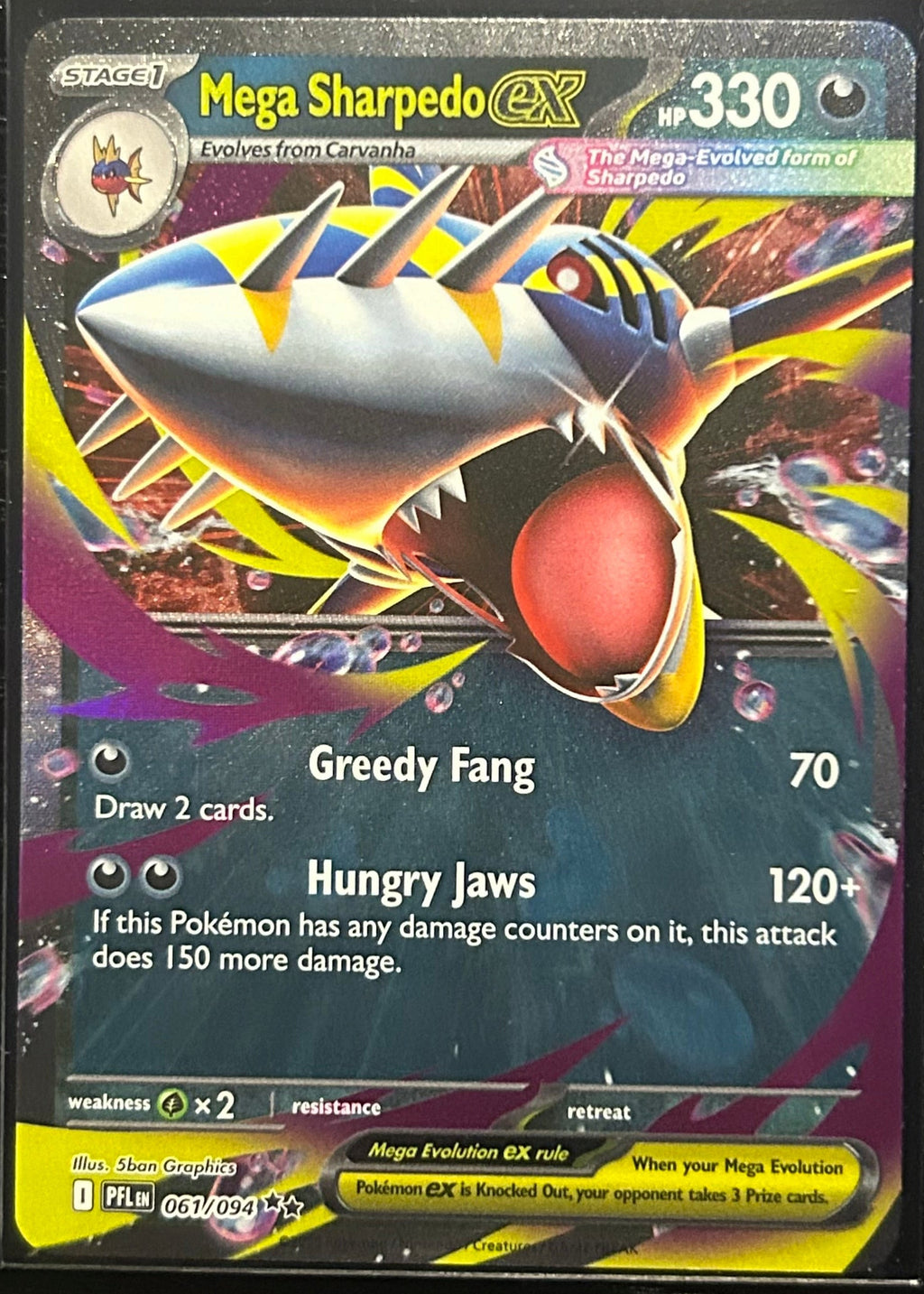 Mega Sharpedo ex 061/094