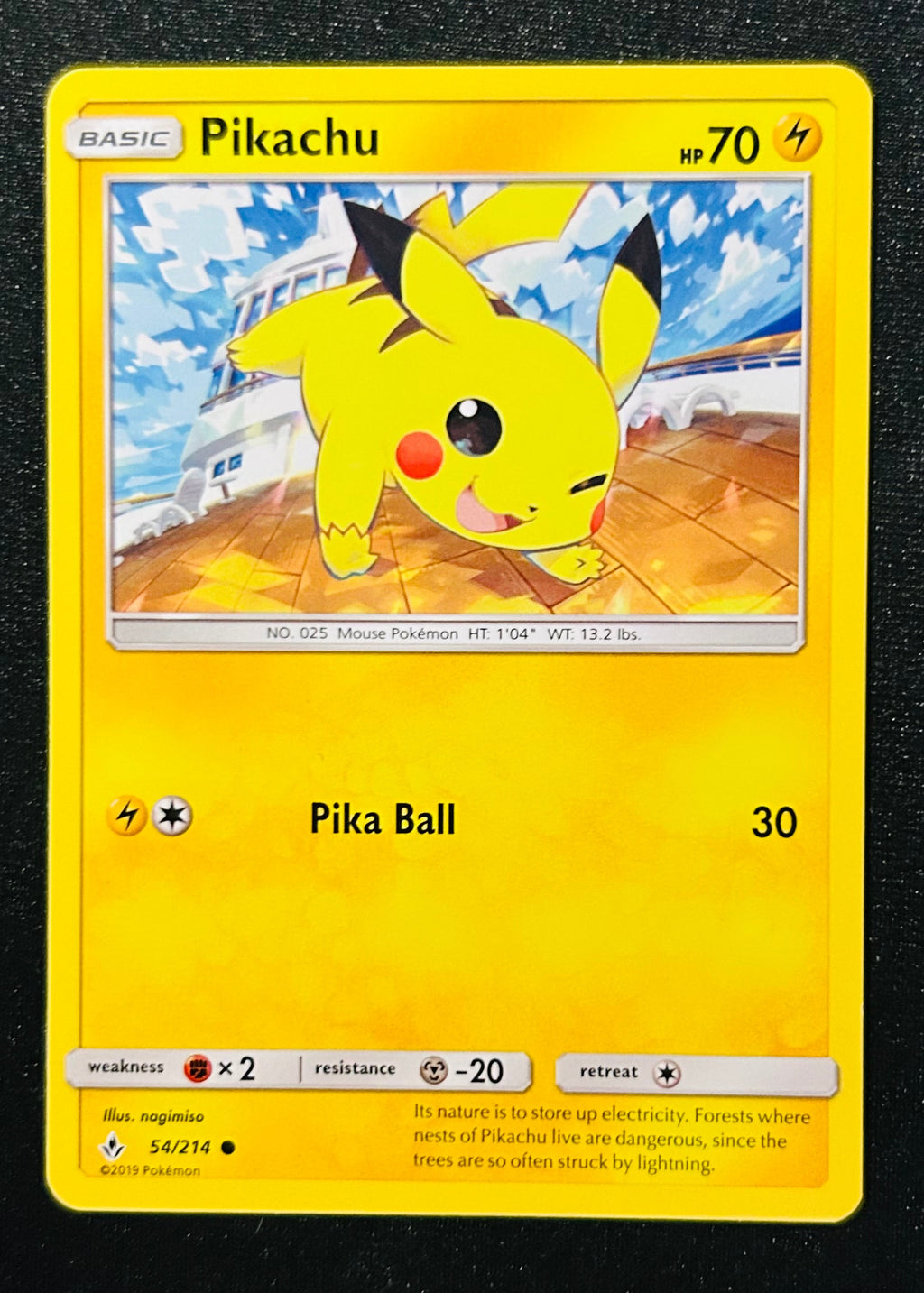 Pikachu 54/214 Unbroken Bonds