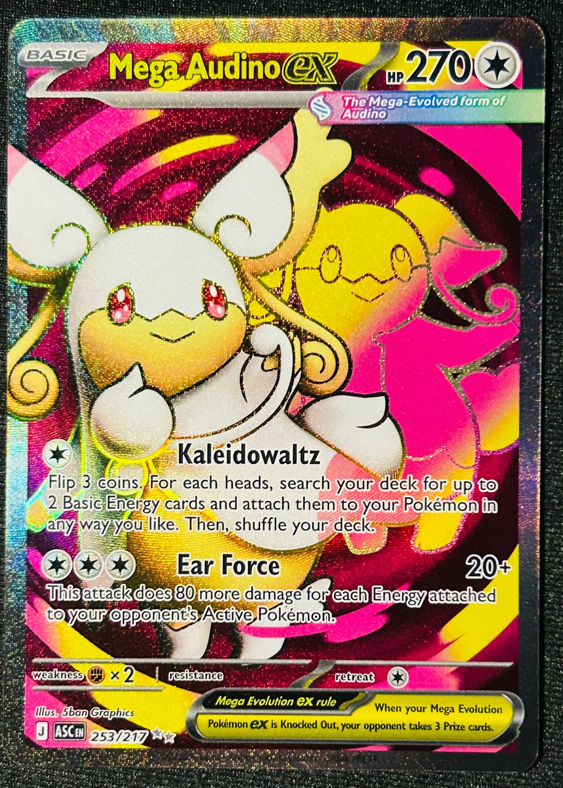Mega Audino ex 253 Ascended Heroes