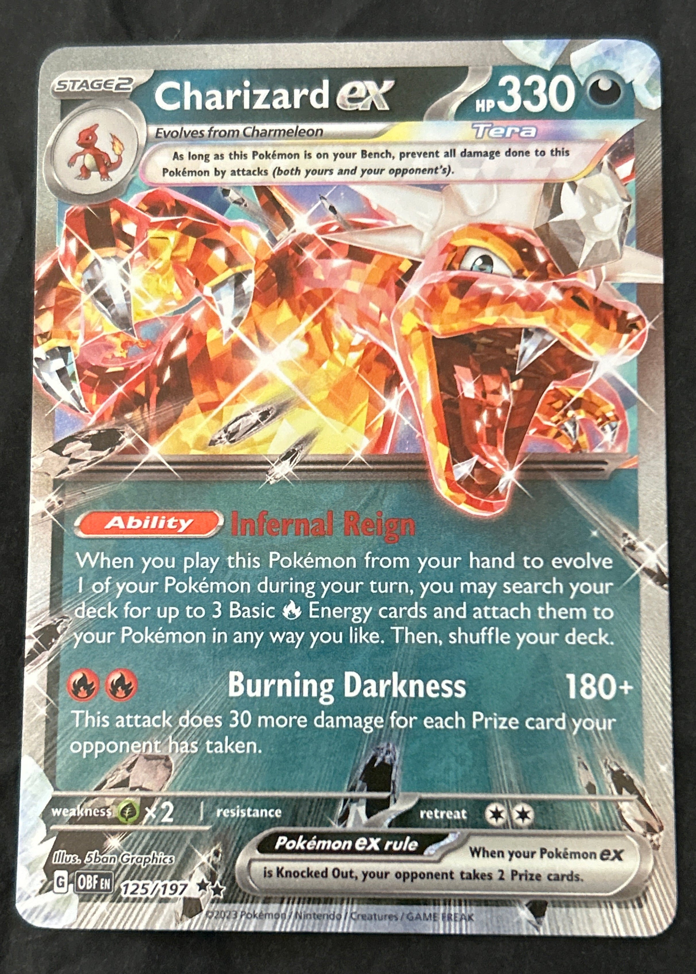 Charizard ex 125 Obsidian Flames
