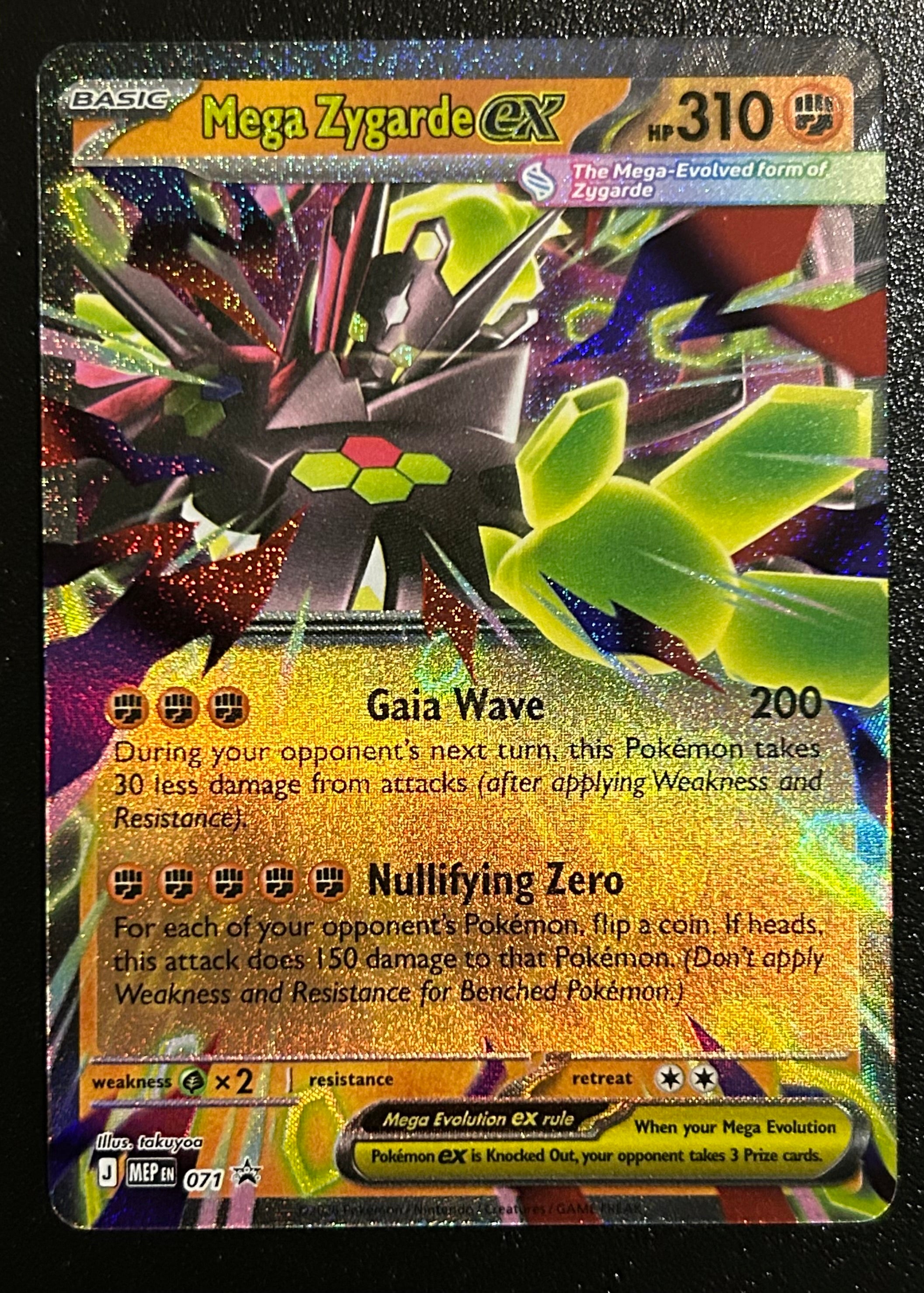 Mega Zygarde ex 071 Promo Orden Perfecto