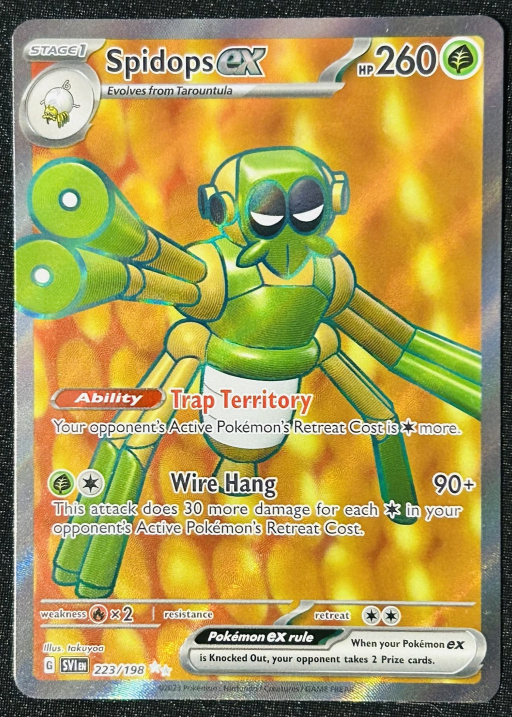 Spidops ex UR 223 Scarlet & Violet